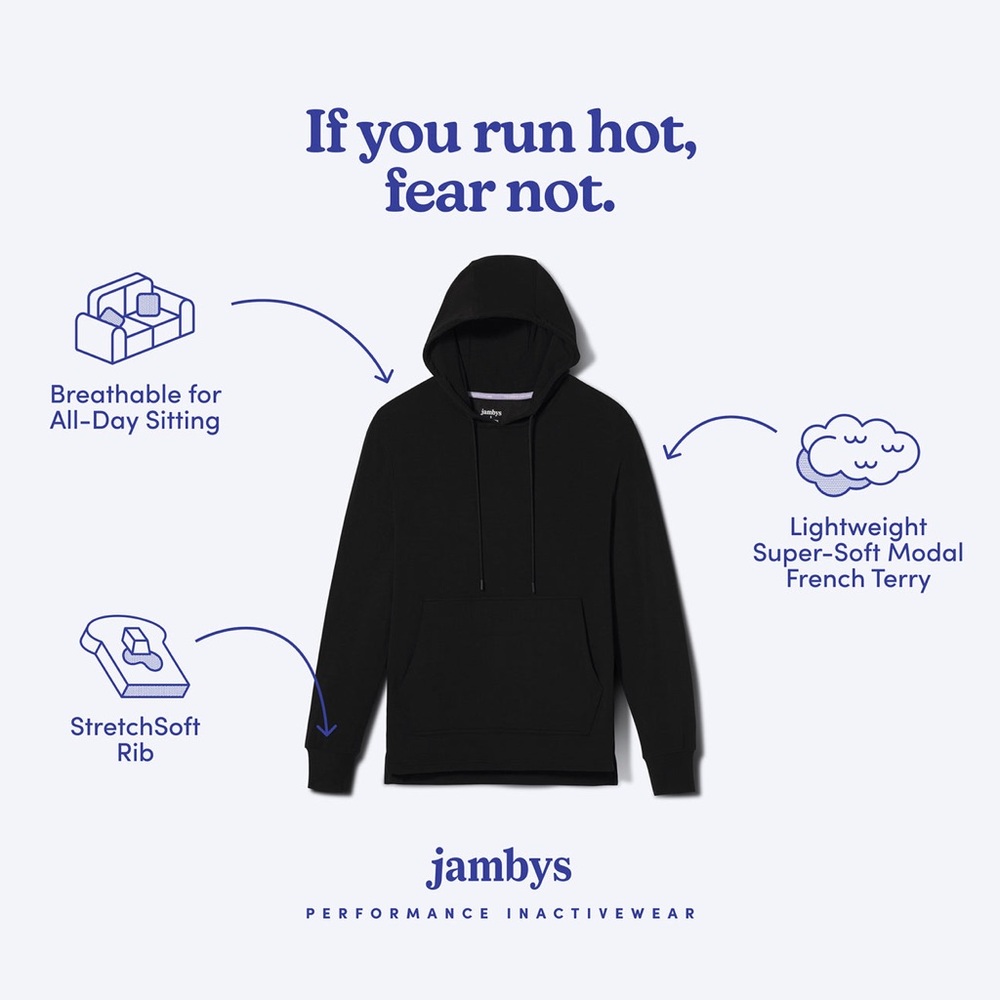 Jambys House Hoodie NWOT - Picture 5 of 8